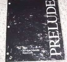 2001 Honda Prelude Service Manual Supplement