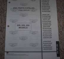 2001 Johnson 200, 225 & 250 HP Models Parts Catalog