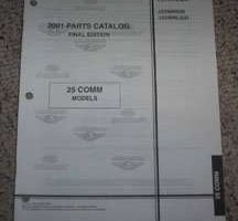 2001 Johnson Evinrude 25 Comm Models Parts Catalog