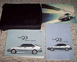 2001 Saab 9-3 Owner's Manual Set