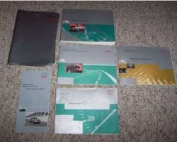 2001 Audi A6 Avant Owner's Manual Set
