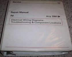 2001 Audi A6 Electrical Wiring Diagrams Troubleshooting & Component Locations