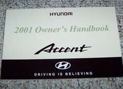2001 Hyundai Accent Owner's Manual