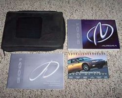 2001 Oldsmobile Aurora Owner's Manual Set