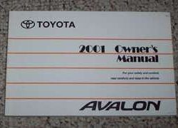 2001 Toyota Avalon Owner's Manual
