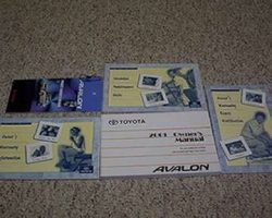 2001 Toyota Avalon Owner's Manual Set
