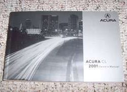 2001 Acura 3.2CL Owner's Manual