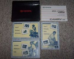 2001 Toyota Camry CNG Owner's Manual Set