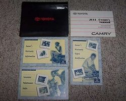 2001 Toyota Camry Owner's Manual Set