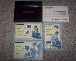 2001 Toyota Celica Owner's Manual Set