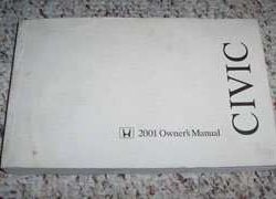 2001 Honda Civic Hatchback Owner's Manual