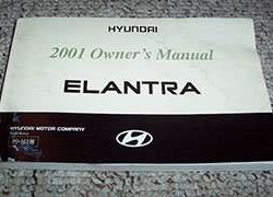 2001 Hyundai Elantra Owner's Manual
