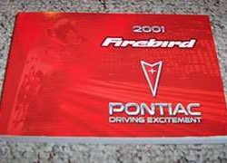 2001 Pontiac Firebird & Trans Am Owner's Manual