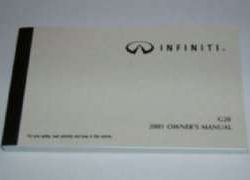 2001 Infiniti G20 Owner's Manual