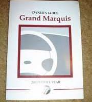 2001 Mercury Grand Marquis Owner's Manual