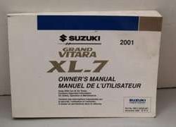 2001 Suzuki Grand Vitara XL-7 Owner's Manual