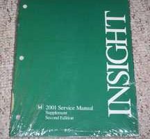 2001 Honda Insight Service Manual Supplement