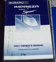 2001 Subaru Impreza & Outback Sport Owner's Manual