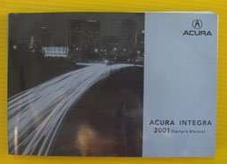 2001 Acura Integra 4-Door Owner's Manual