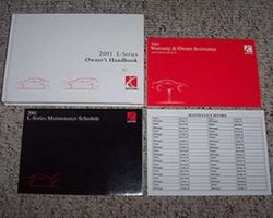 2001 Saturn L-Series Owner's Manual Set