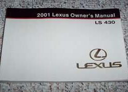 2001 Lexus LS430 Owner's Manual