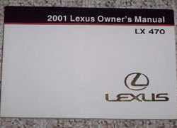 2001 Lexus LX470 Owner's Manual
