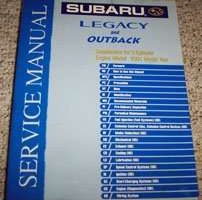 2001 Subaru 6-Cylinder Engine Service Manual Supplement