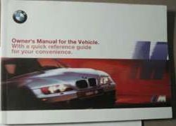 2001 BMW M Roaster & Coupe Owner's Manual