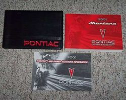 2001 Pontiac Montana Owner's Manual Set