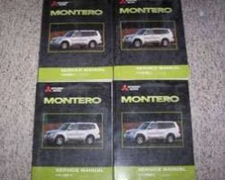 2001 Mitsubishi Montero Service Manual