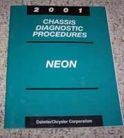 2001 Plymouth Neon Chassis Diagnostic Procedures Manual
