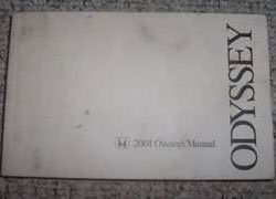 2001 Honda Odyssey Owner's Manual