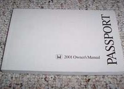2001 Honda Passport Owner's Manual