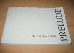 2001 Honda Prelude Owner's Manual