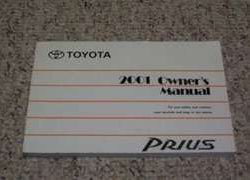 2001 Toyota Prius Owner's Manual