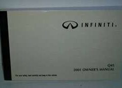 2001 Infiniti Q45 Owner's Manual