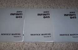 2001 Infiniti Q45 Service Manual
