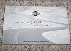 2001 Nissan Quest Owner's Manual
