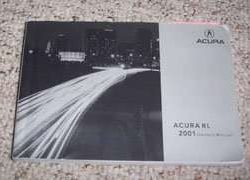 2001 Acura RL Owner's Manual