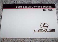 2001 Lexus RX300 Owner's Manual