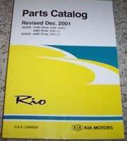 2002 Kia Rio Parts Catalog