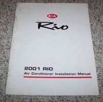 2001 Kia Rio Air Conditioning Installation Manual