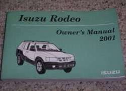 2001 Isuzu Rodeo Owner's Manual