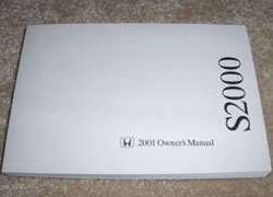 2001 Honda S2000 Owner's Manual