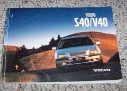 2001 Volvo S40 & V40 Owner's Manual