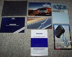 2001 Volvo S40 & V40 Owner's Manual Set