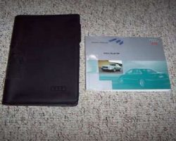 2001 Audi S8 Owner's Manual Set