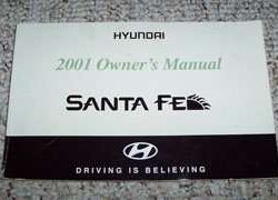 2001 Hyundai Santa Fe Owner's Manual