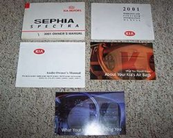2001 Kia Sephia, Spectra Owner's Manual Set