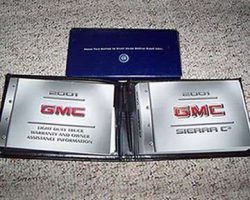 2001 GMC Sierra C3 Owner's Manual Set